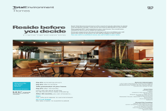 Pay 5% as booking amount at Total Environment Windmills Of Your Mind in Bangalore